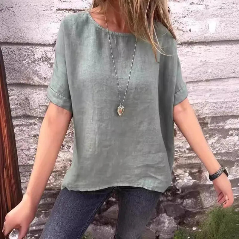 Elegant Cotton Linen Top