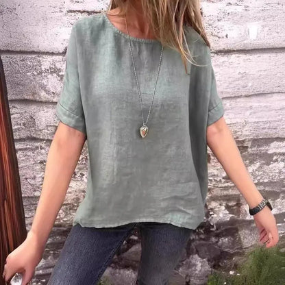Elegant Cotton Linen Top