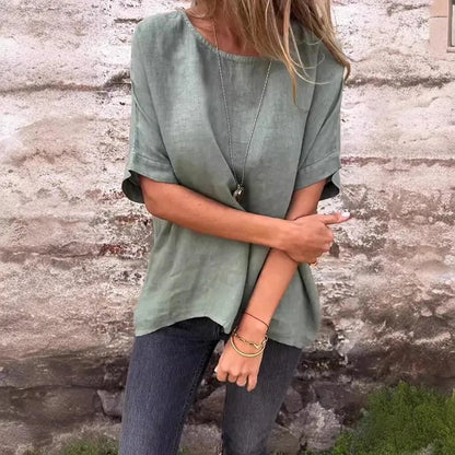 Elegant Cotton Linen Top