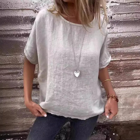 Elegant Cotton Linen Top